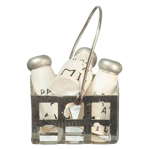 AZC1146 - Milk Bottles In Basket